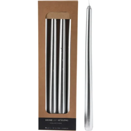 Set de 4 velas 2x2x30cm