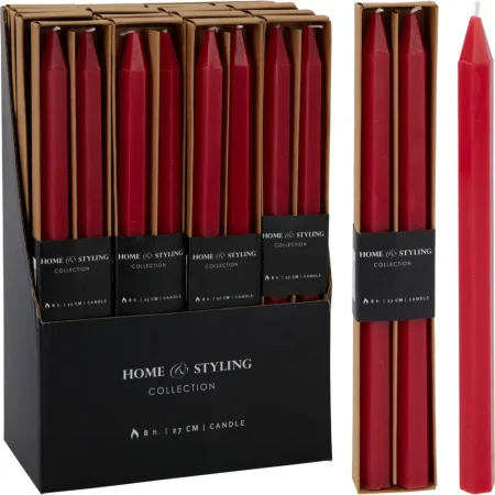 Set de 2 velas 2,15 x 2 x 27 cm