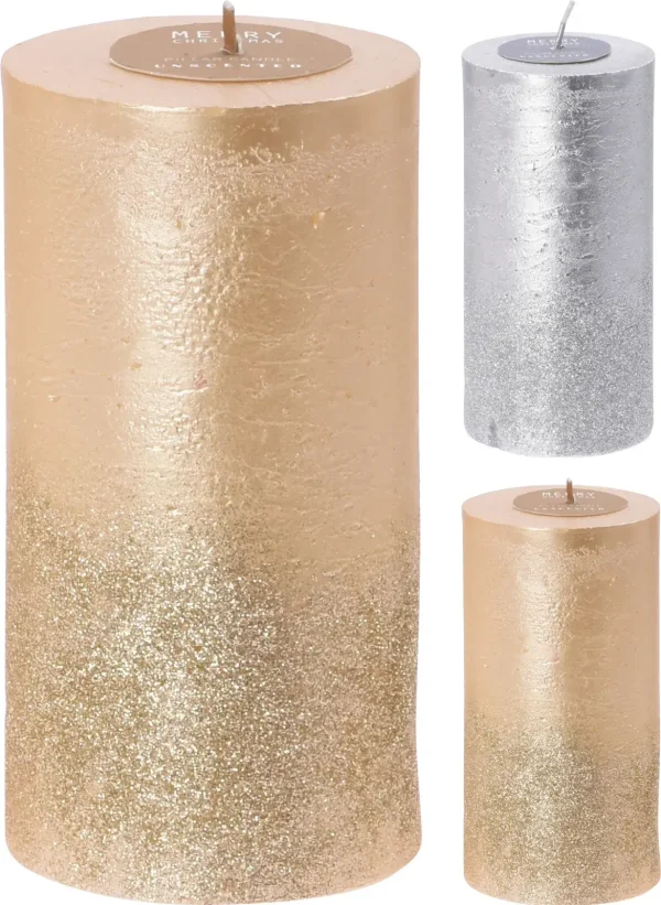 Vela decorativa 7 x 13 cm