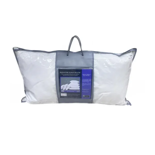 Almohada king de 100% plumas naturales y algod?n
