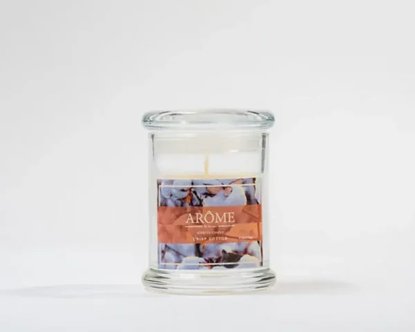 Vela arom? 4 oz Crisp Cotton