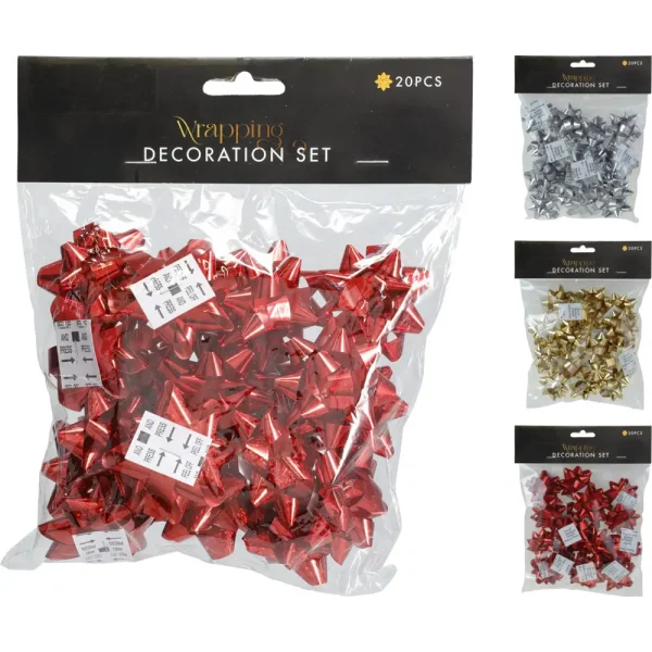 Set de 20 lazos 4,5 x 2 cm