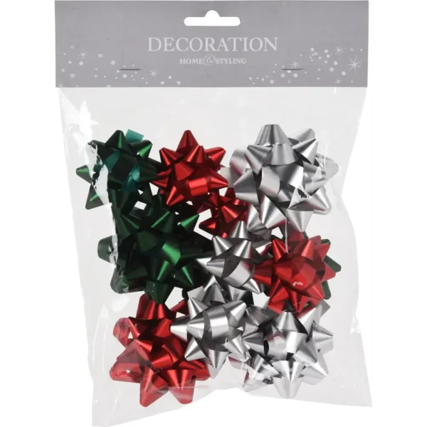Juego de 12 lazos para regalo 23 x 8 x 5 cm