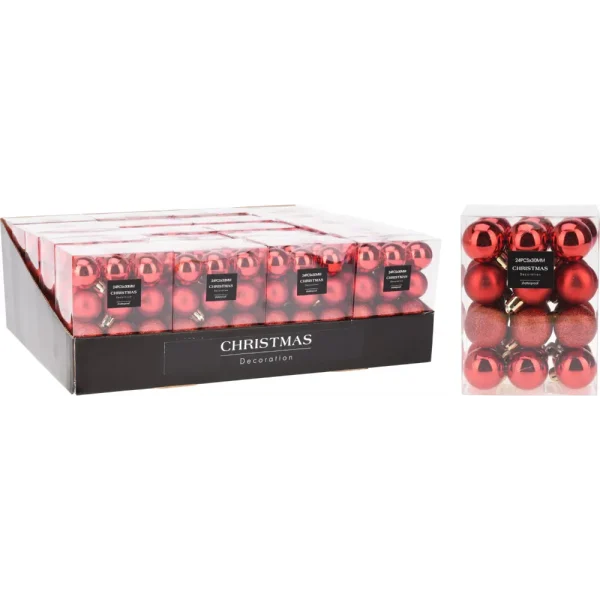 Set de 24 bambalinas 3cm