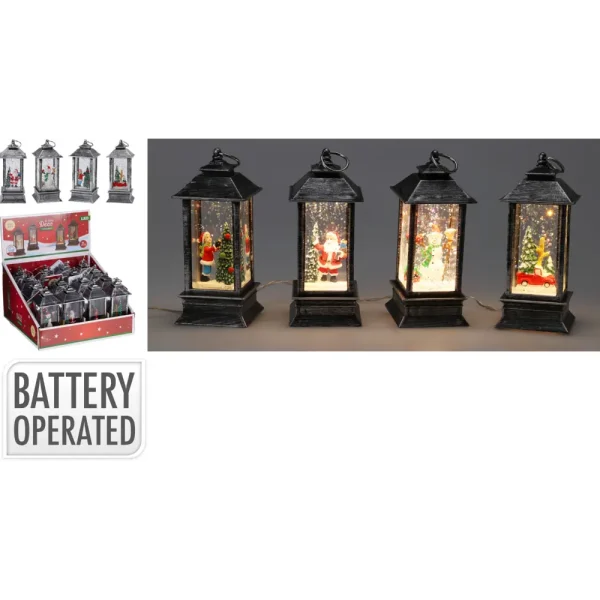 Linterna de plástico 5,3x5,3x13cm