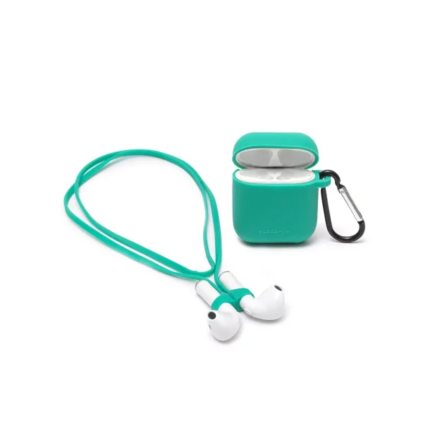 Set estuche y cord?n AirPods color turquesa