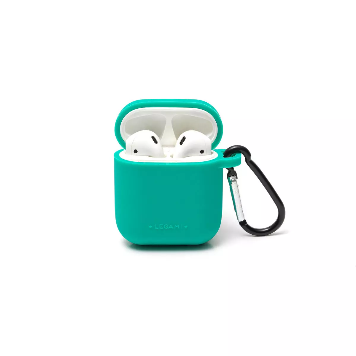 Set estuche y cord?n AirPods color turquesa - Image 3