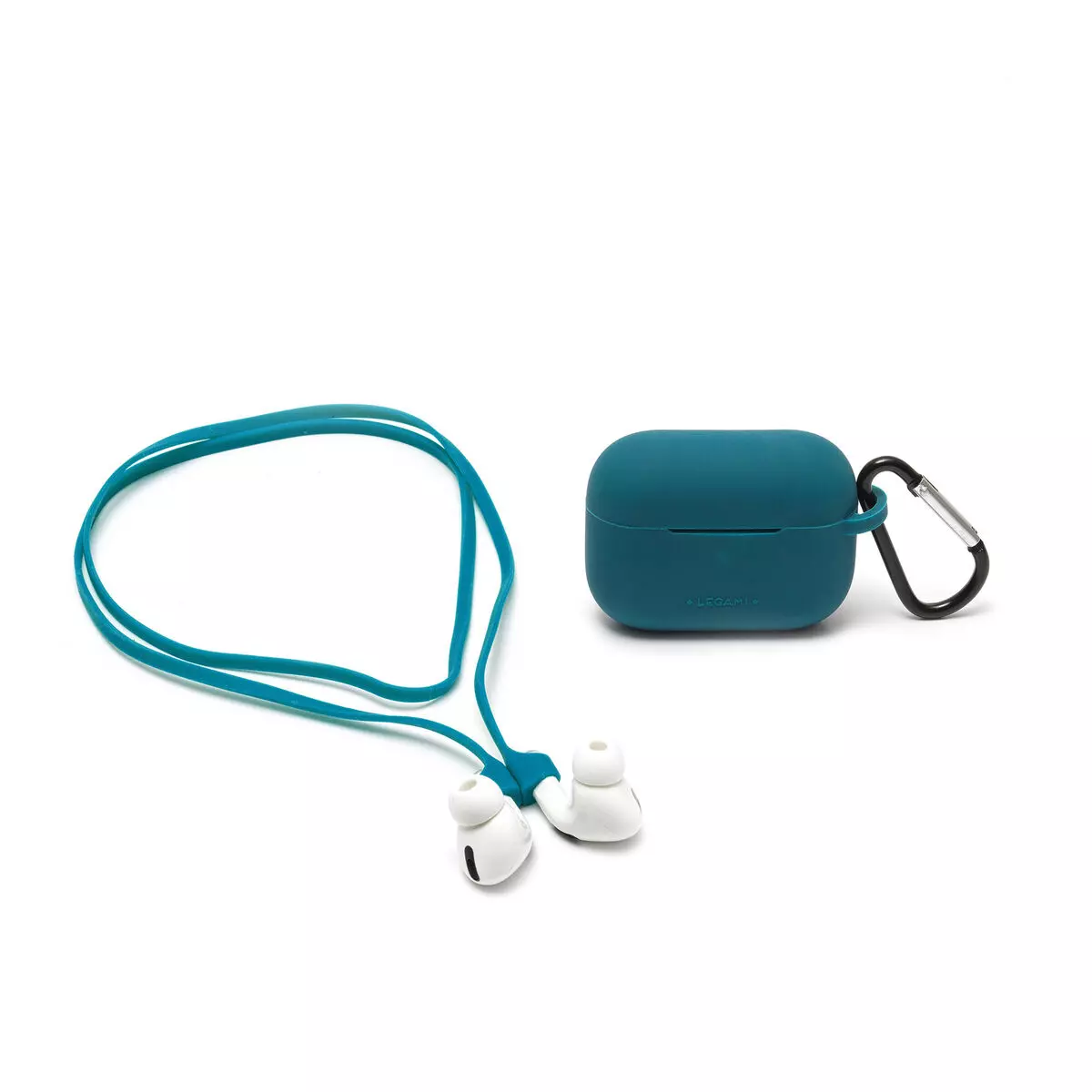 Set estuche y cord?n AirPods color petrol blue - Image 2