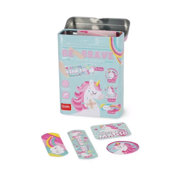 30 tiritas estampadas Unicornio