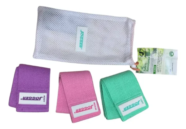 Set de 3 bandas elasticas de tela