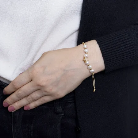 Pulsera de perlas y estrella