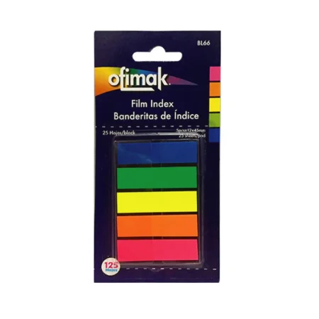 Banderitas autoadhesivas de colores