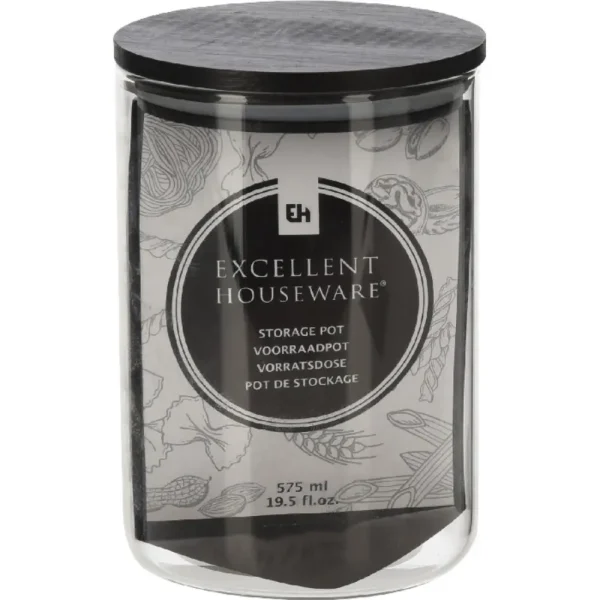 Tarro de almacenamiento de 575 ml con tapa