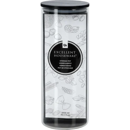 Tarro de almacenamiento de 1050 ml con tapa