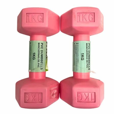 Par de mancuernas de PVC 2 kg (1 kg c/u)