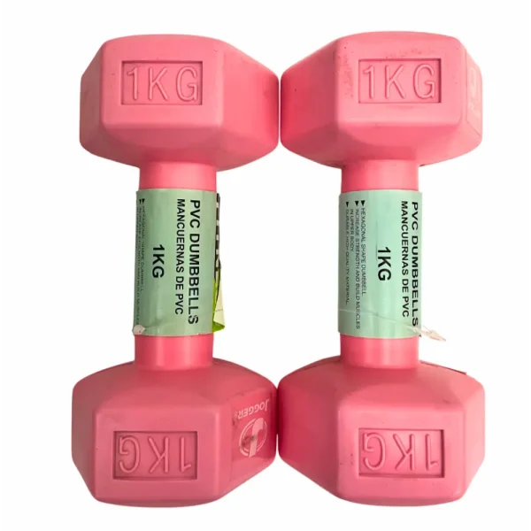Par de mancuernas de PVC 2 kg (1 kg c/u)