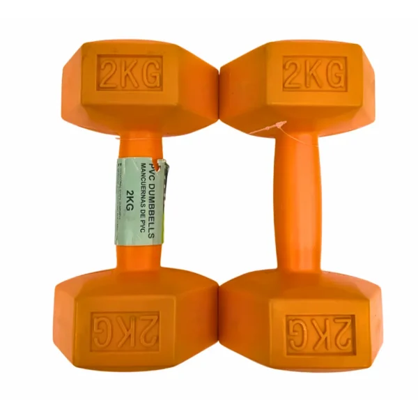 Par de mancuernas de PVC 4 kg (2 kg c/u)