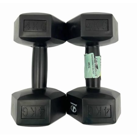 Par de mancuernas de PVC 8 kg (4 kg c/u)