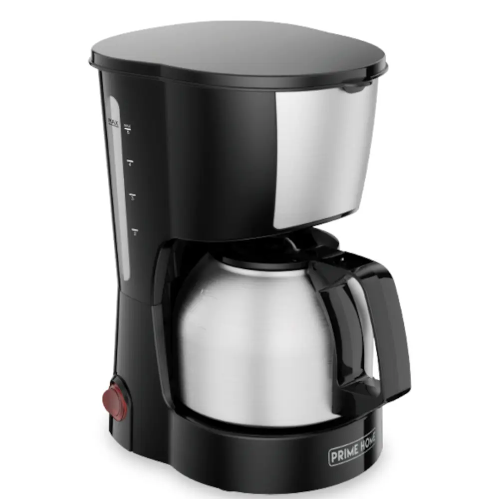 Cafetera de 5 tazas con jarra de acero inoxidable