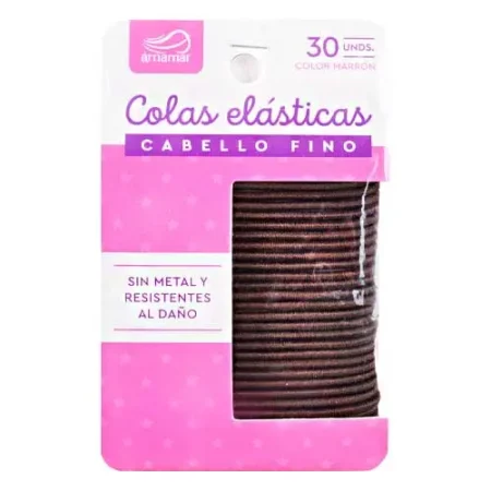 Colas elasticas para cabello fino