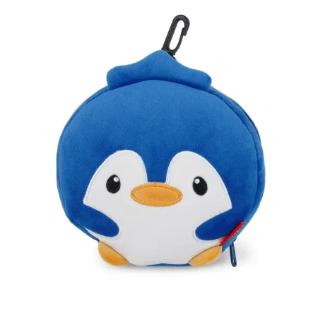 Almohada de viaje con antifaz Penguin