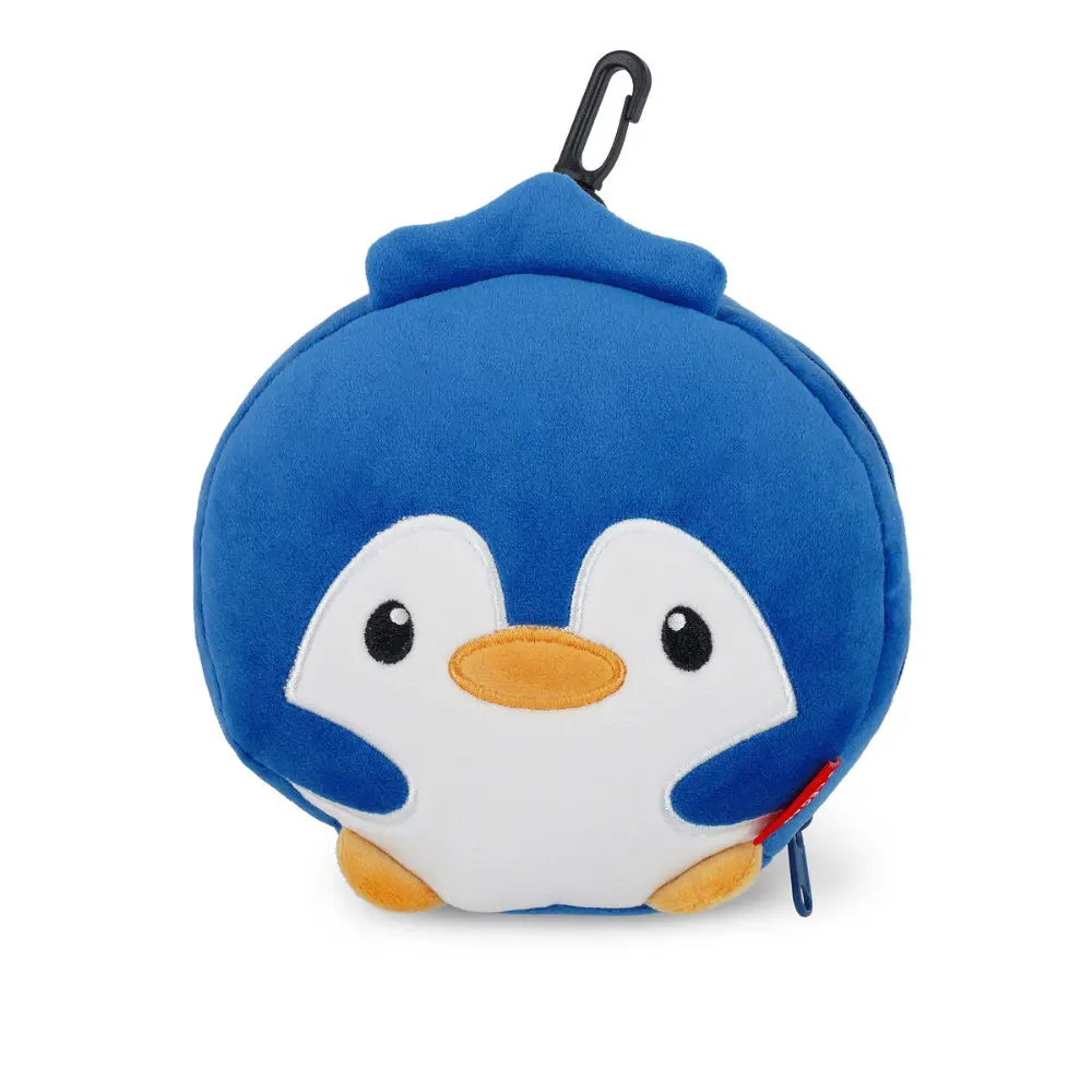 Almohada de viaje con antifaz Penguin
