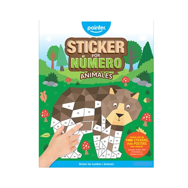 Libro sticker por n?mero