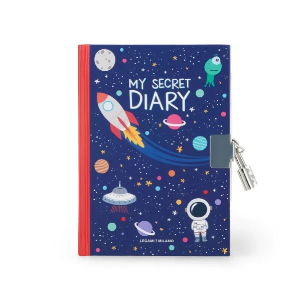 Diario secreto con candado Espacio