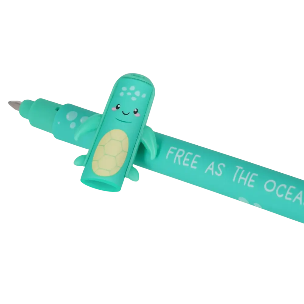 Bol?grafo de gel borrable dise?o tortuga