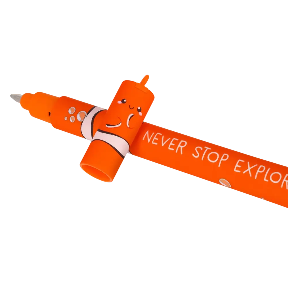 Bol?grafo de gel borrable dise?o pez payaso