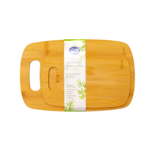 Set de 2 tablas para picar 24,6x15,4/32x20 cm