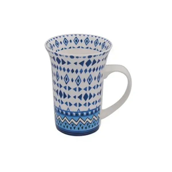 Mug 13 oz diamantes azules