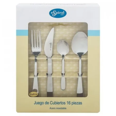 Juego de 16 cubiertos Bah?a