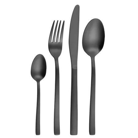 Juego de cubiertos set de 16 piezas Venus Black