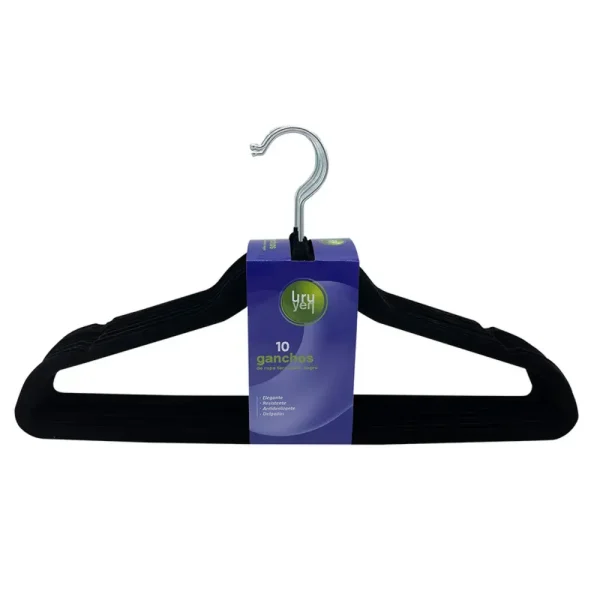 Set de 10 ganchos de terciopelo