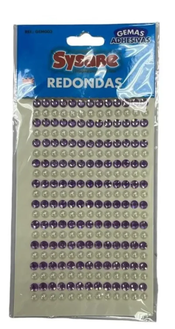 Gemas adhesivas redondas 5 mm