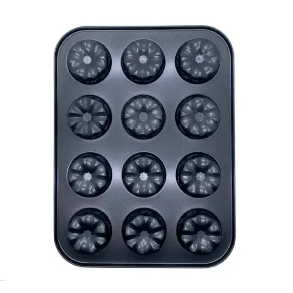 Molde para ponque 12 unidades 35,5 x 27 cm