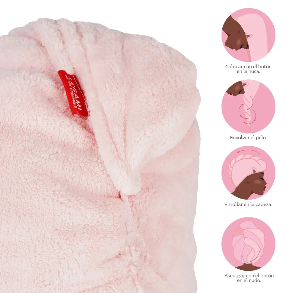Toalla para el cabello en forma de turbante - Image 3