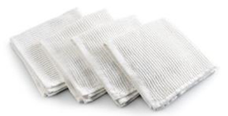 Set de 4 paños de cocina algodon 30cmx30cm