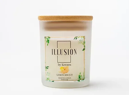 Vela illusion 4 oz Limon Biscuit
