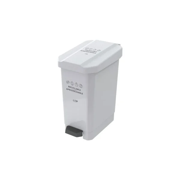 Papelera con pedal 10 lts