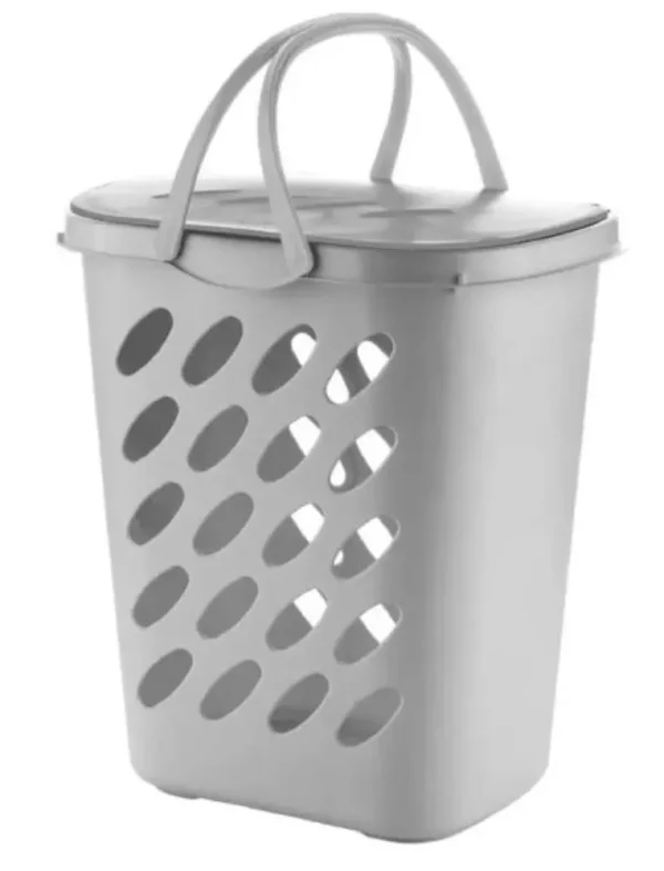 Cesta para ropa con tapa de 46 lts