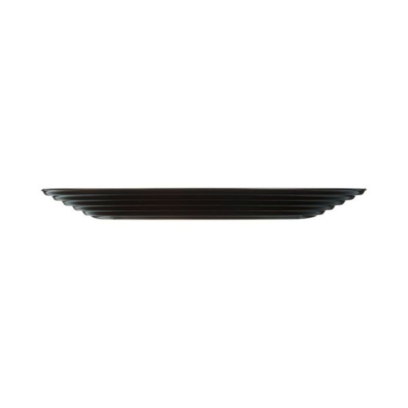 Plato para postre de vidrio opal 19 cm Harena color negro - Image 2