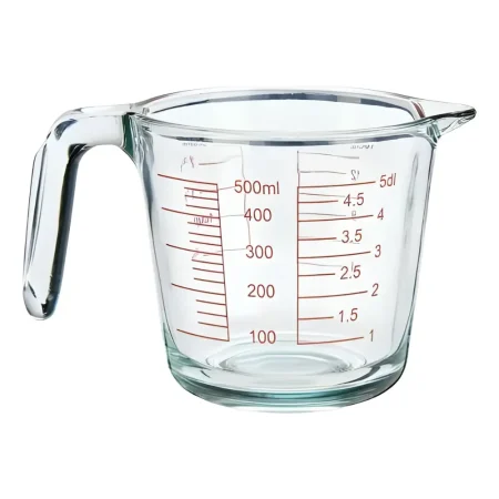 Jarra medidora de vidrio 500 ml