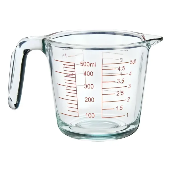 Jarra medidora de vidrio 500 ml
