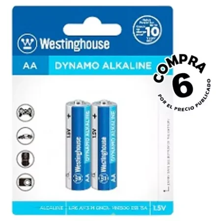 Blister de 2 unidades de pilas AA