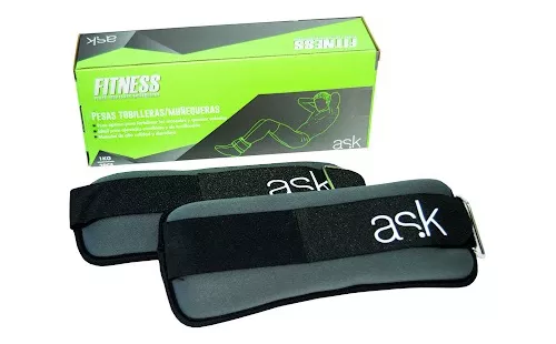 Pesas muñequeras/tobilleras 1kg