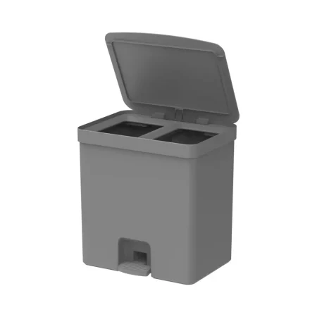 Basurero con pedal Dual Trium 20 litros