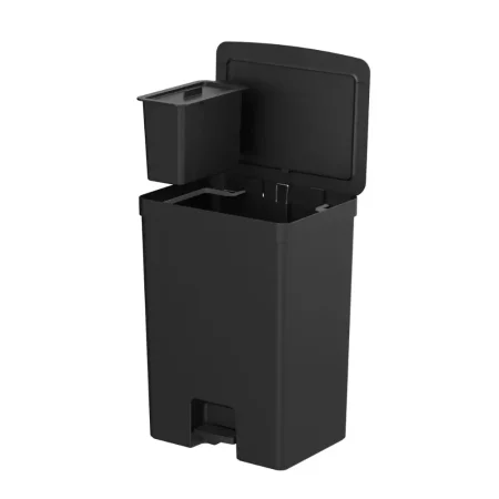 Papelera con pedal 46+4 litros 40x30,8x56 cm