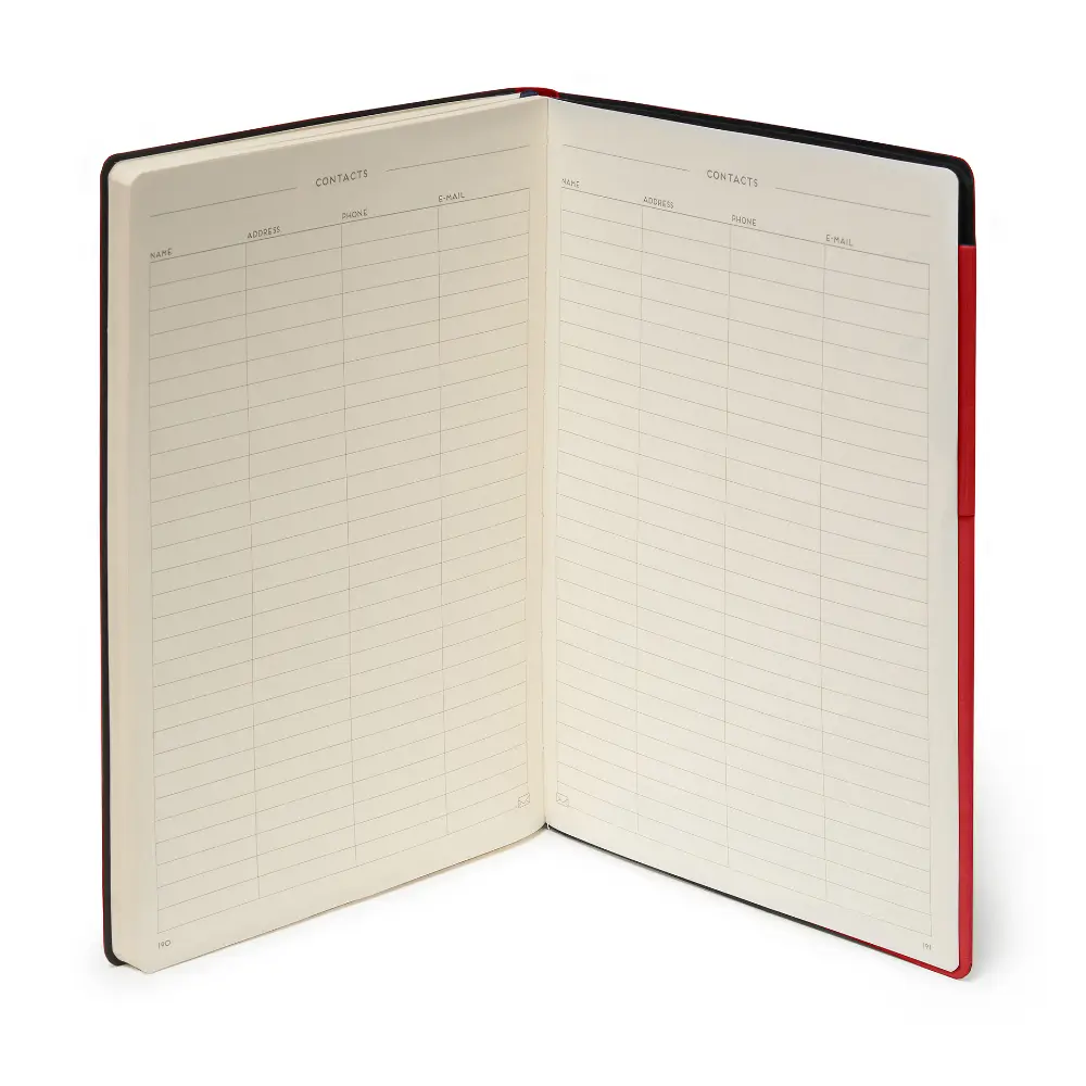 Cuaderno grande de rayas color rojo - Image 6